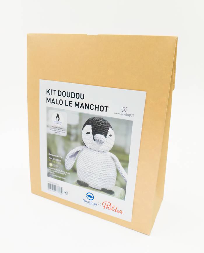 Kit Amigurumi Malo le manchot
