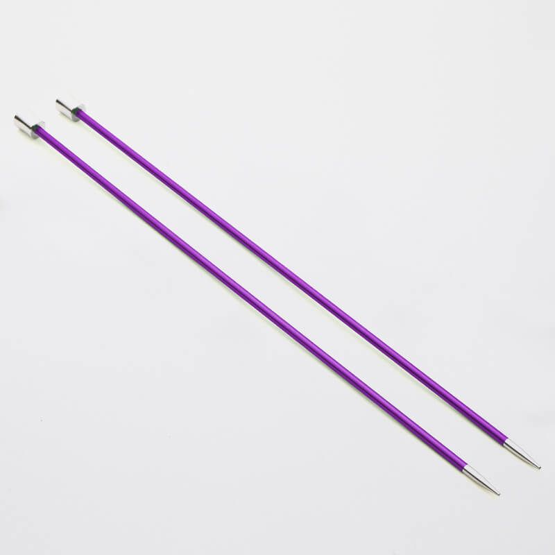 Aiguilles à tricoter droites KnitPro Zing 40cm