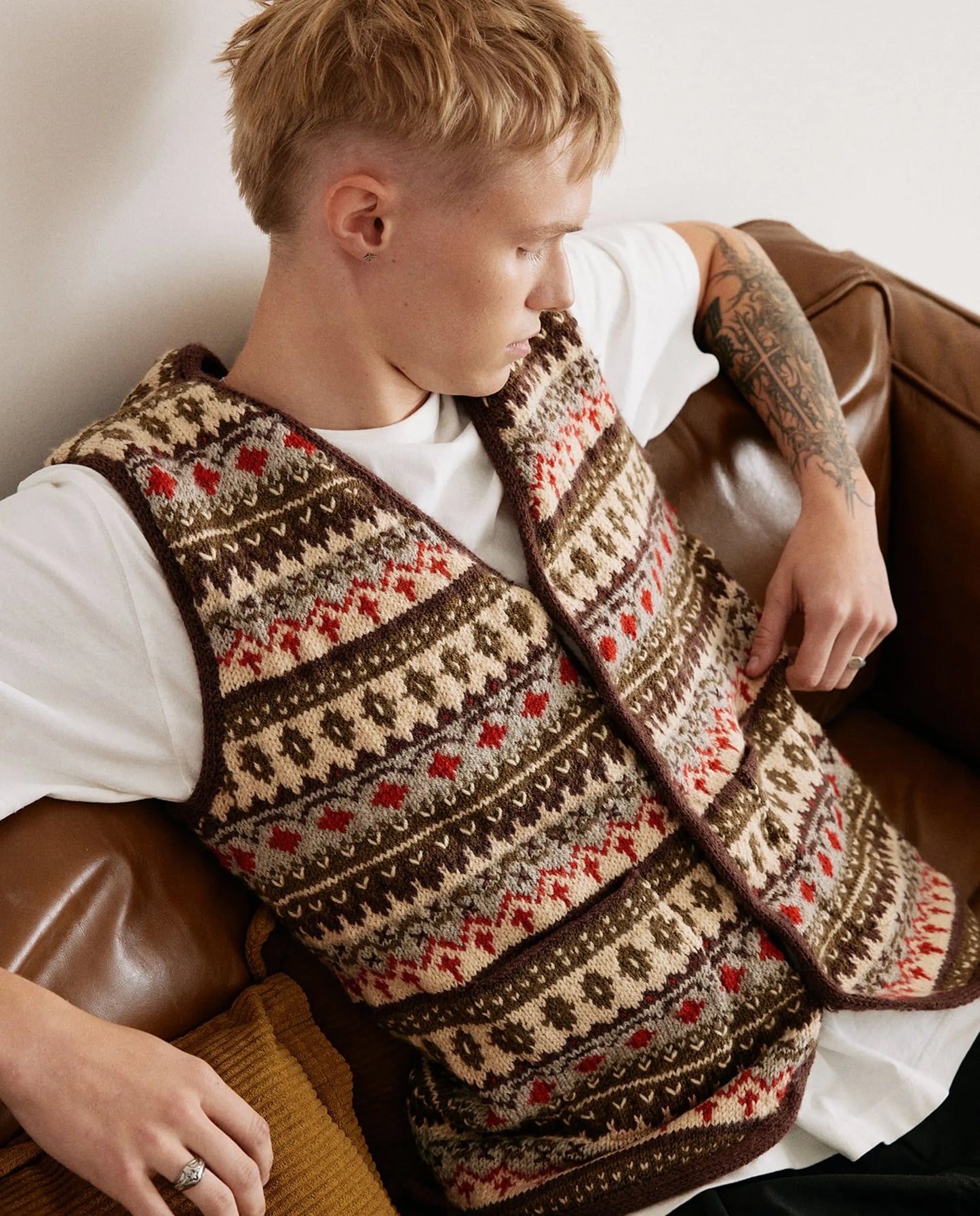 MODÈLE GILET SANS MANCHES HOMME PATRICK