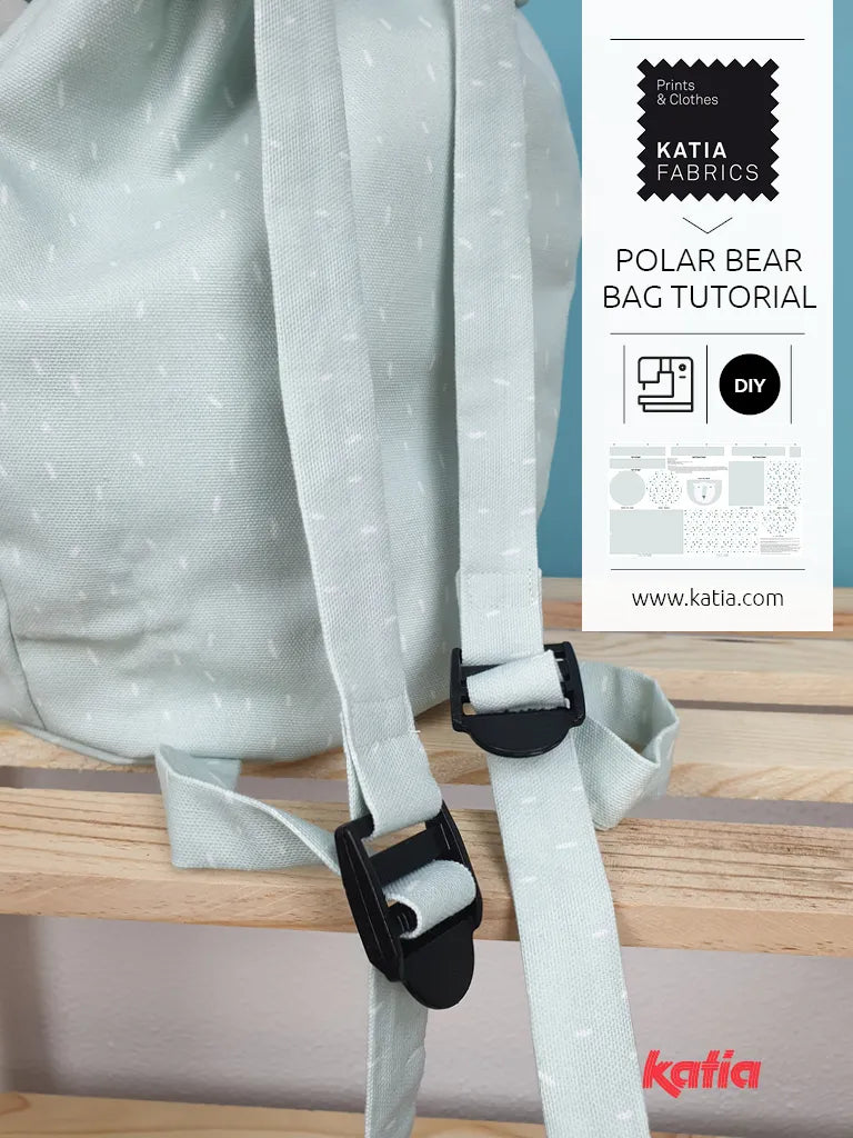 Panneau Canvas Katia Polar Bear Bag