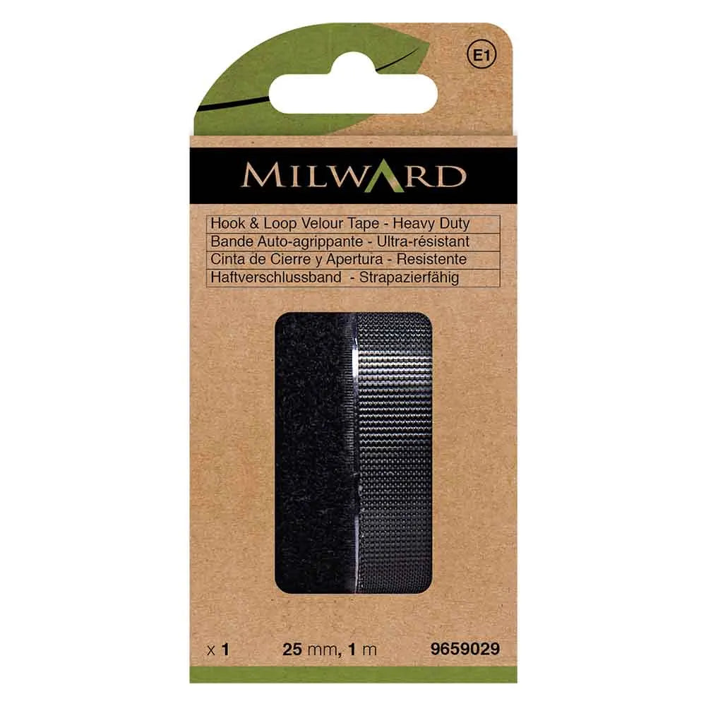 Ruban auto-agrippant adhésif Velcro extra-fort Milward – 25 mm