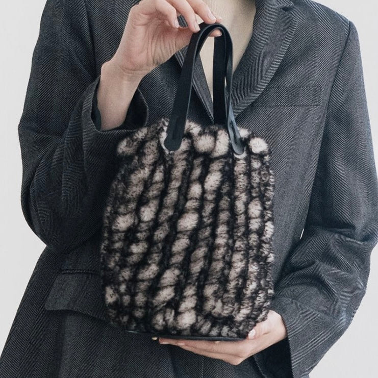 Base ronde en similicuir pour sac