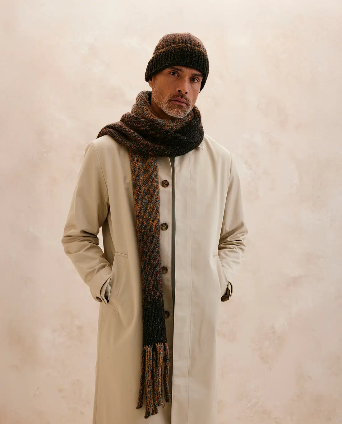 MODÈLE BONNET ET ÉCHARPE HOMME ROHANE