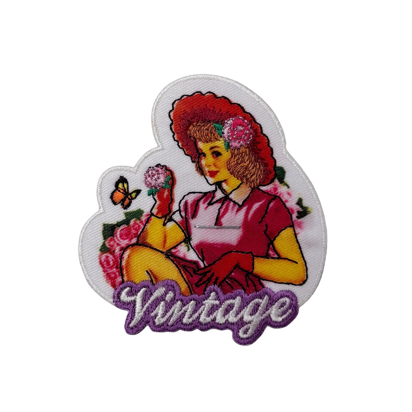 Écusson Thermocollant Pin-Up Vintage