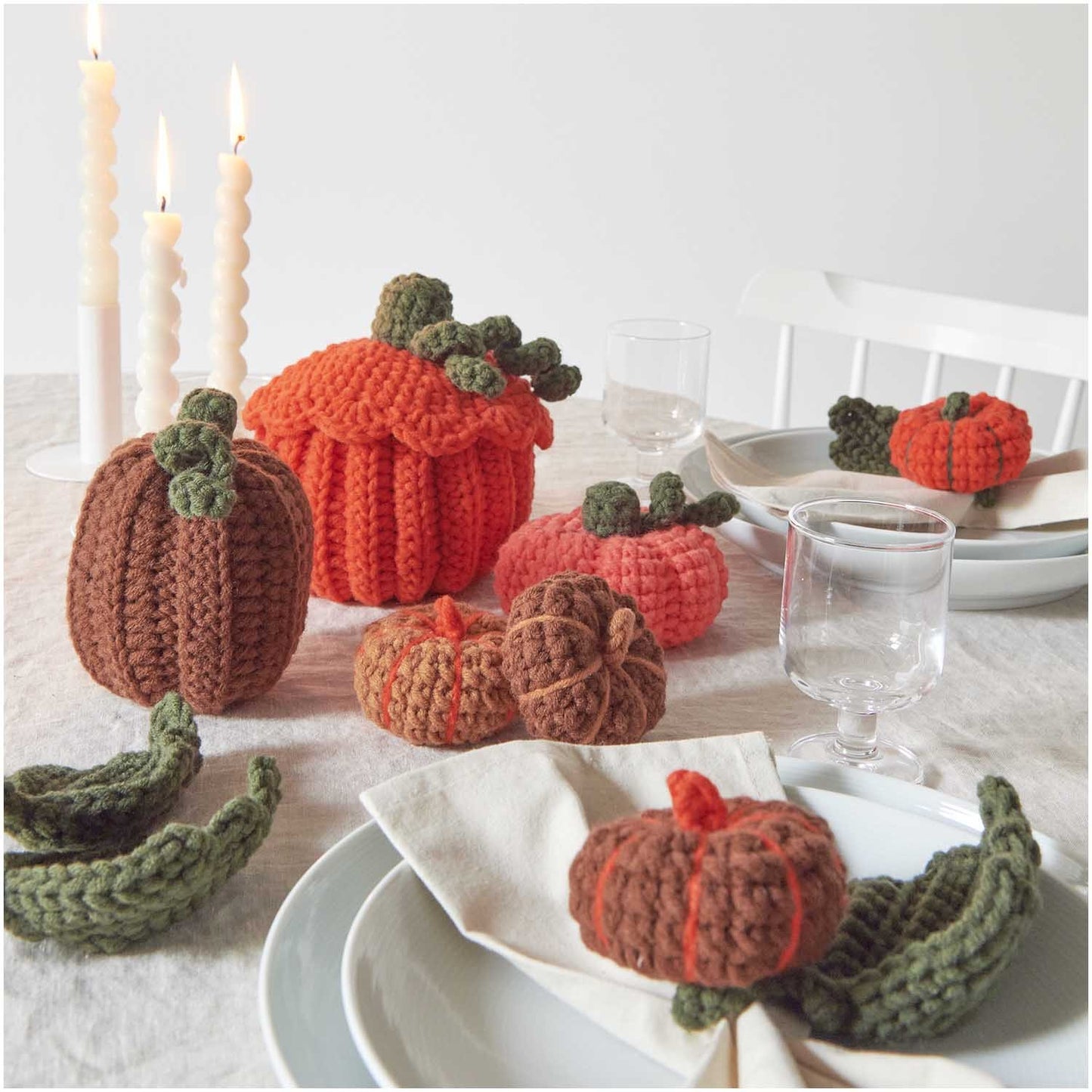Kit à crochet "Citrouilles"