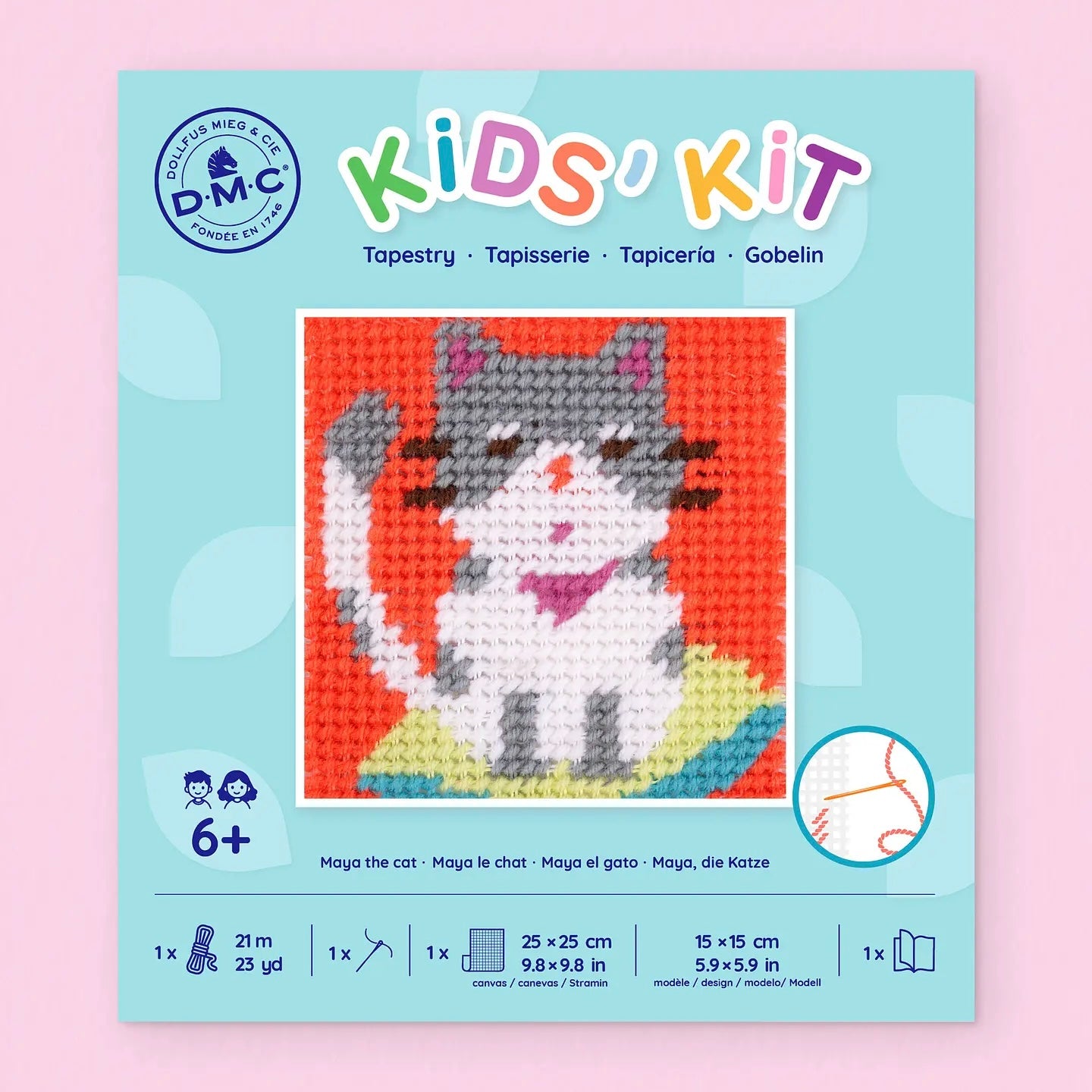 DMC Kit de tapisserie pour enfants