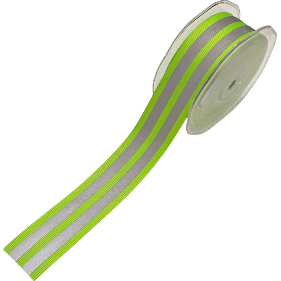 Ruban réfléchissant / Fluo en gros-grain