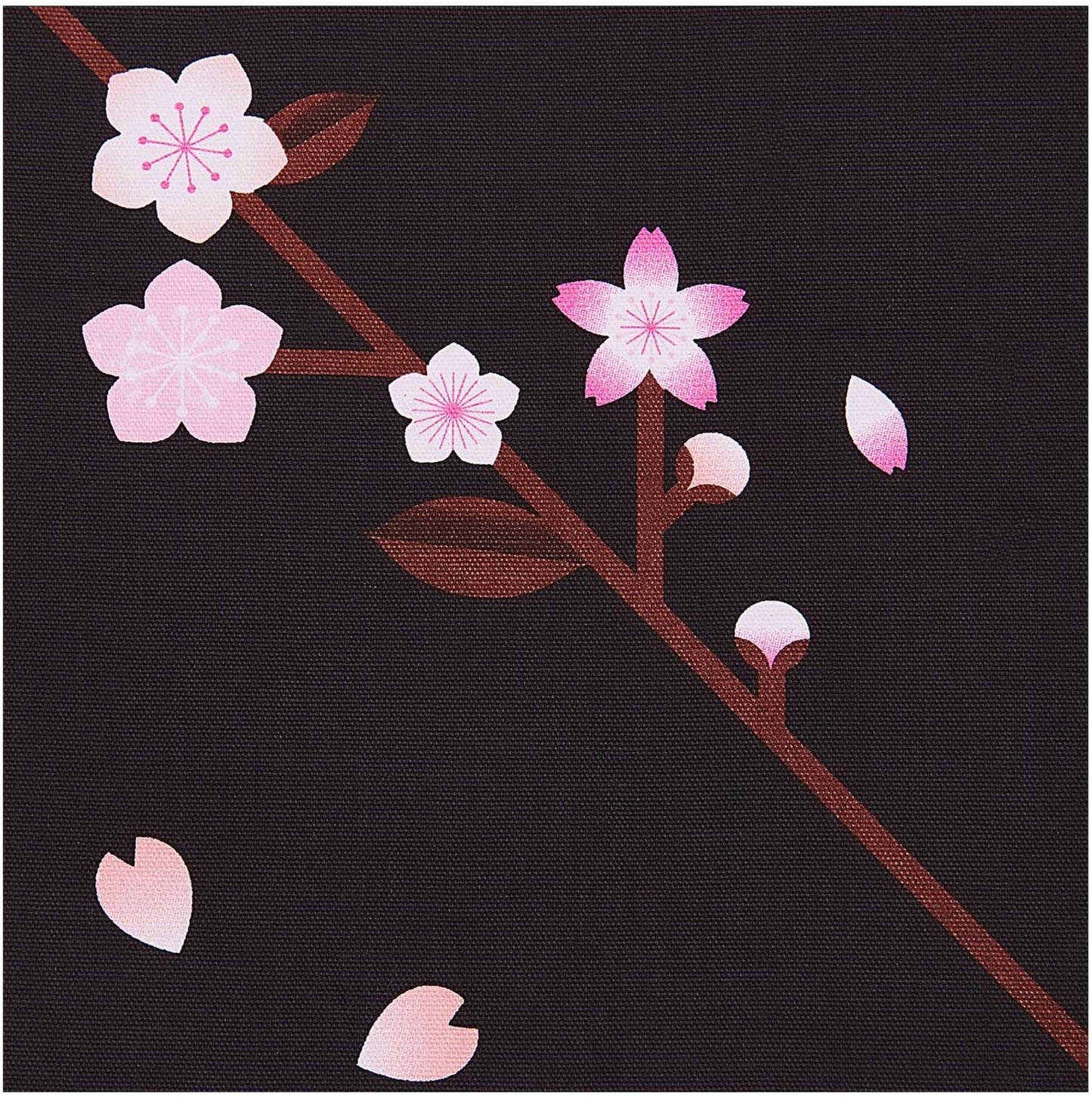 Coupons ‘Sakura' Canevas Noir 50x140 Cm