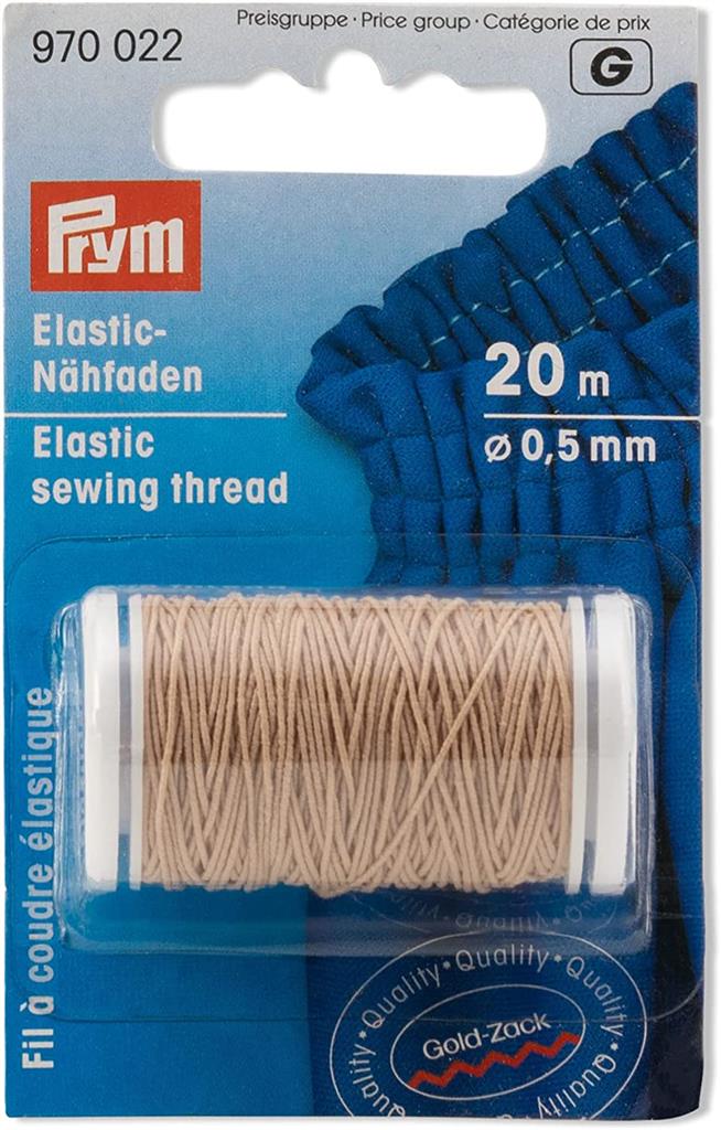 FIL À COUDRE ÉLASTIQUE 0,5mm X 20m