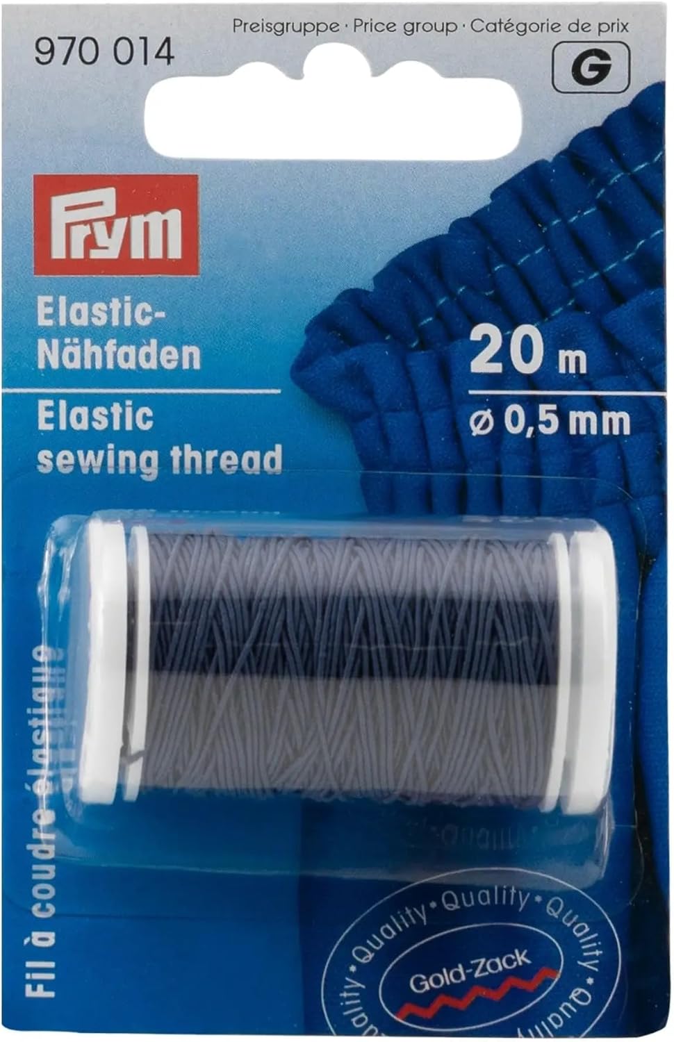 FIL À COUDRE ÉLASTIQUE 0,5mm X 20m