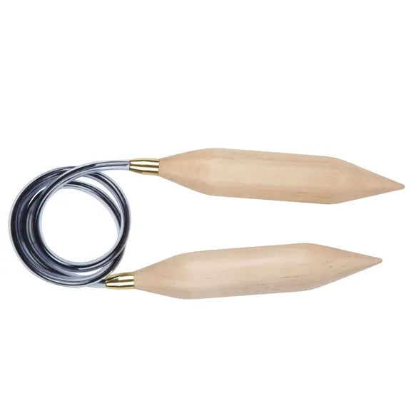 Jumbo Birch circular needle 100cm