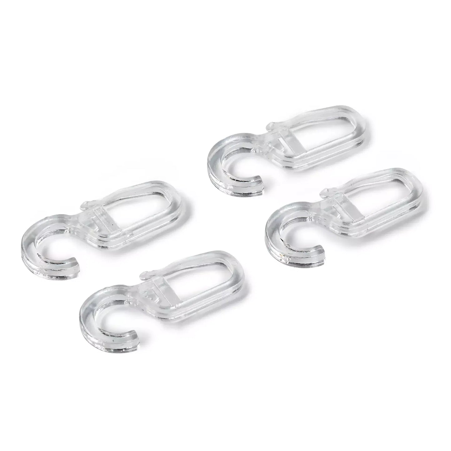 Crochets à clips transparent