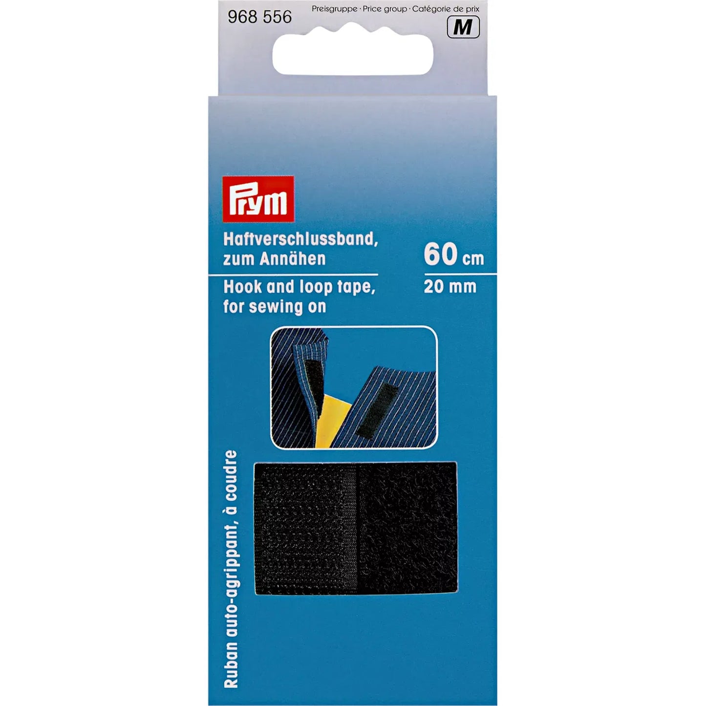 Ruban auto-agrippant (Velcro) à coudre, 20mm