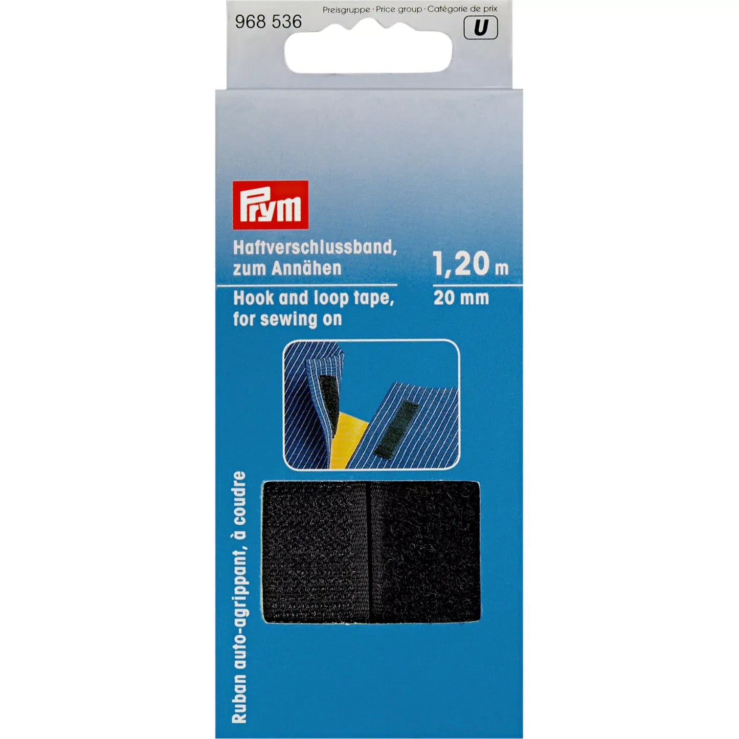 Ruban auto-agrippant (Velcro) à coudre, 20mm
