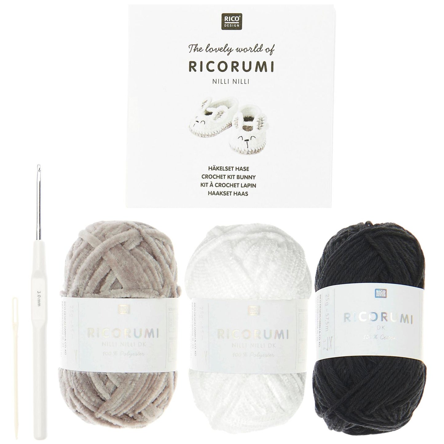 RICORUMI KIT À CROCHETER BABY BOOTIES