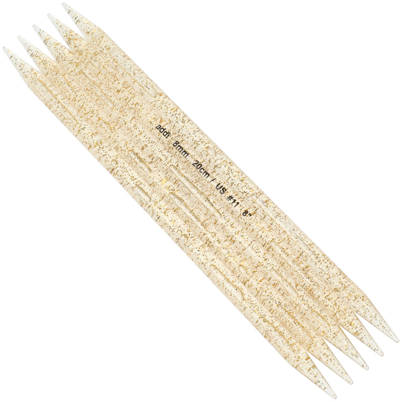 Aiguilles de 5 aiguilles double pointe en plastique – 20 cm