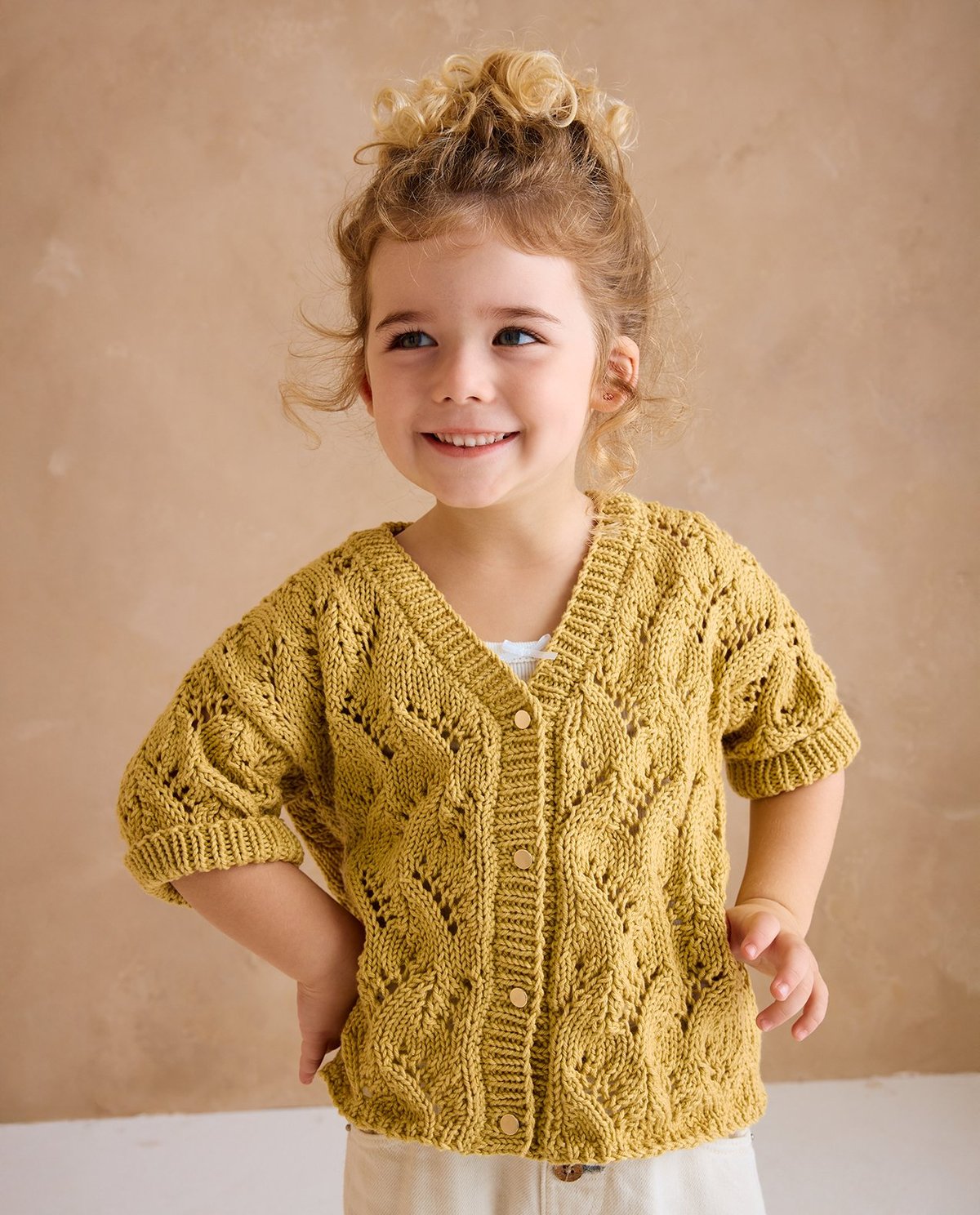 MODÈLE ENFANT GILET FLORE