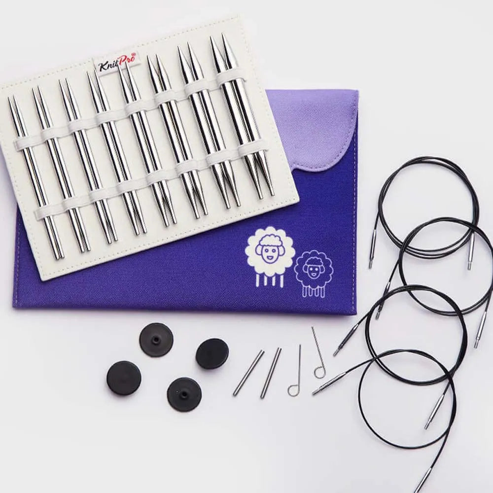 KnitPro Nova – Set Deluxe d’aiguilles interchangeables