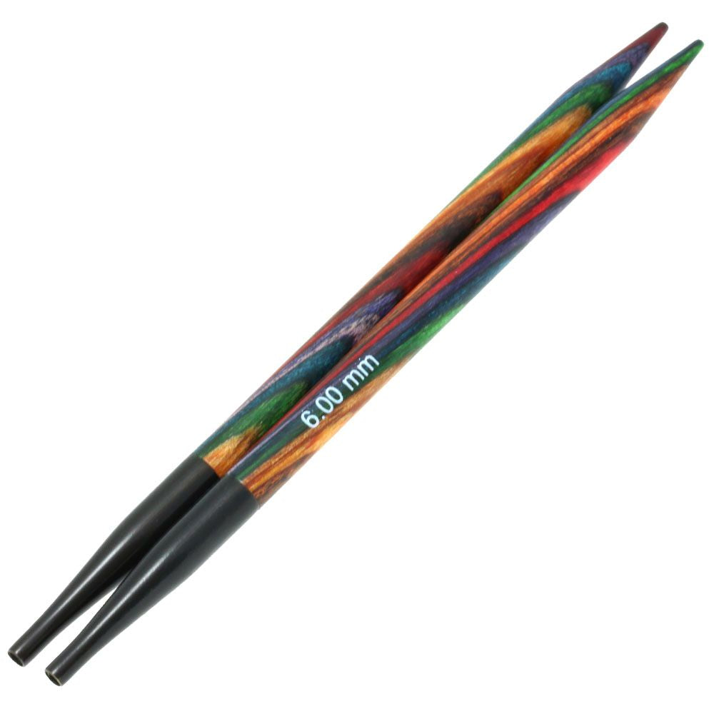Pointes Aiguilles interchangeables en bois Multicolor 13cm