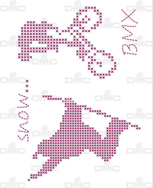 DMC Custom by Me! – Motifs adhésifs à broder