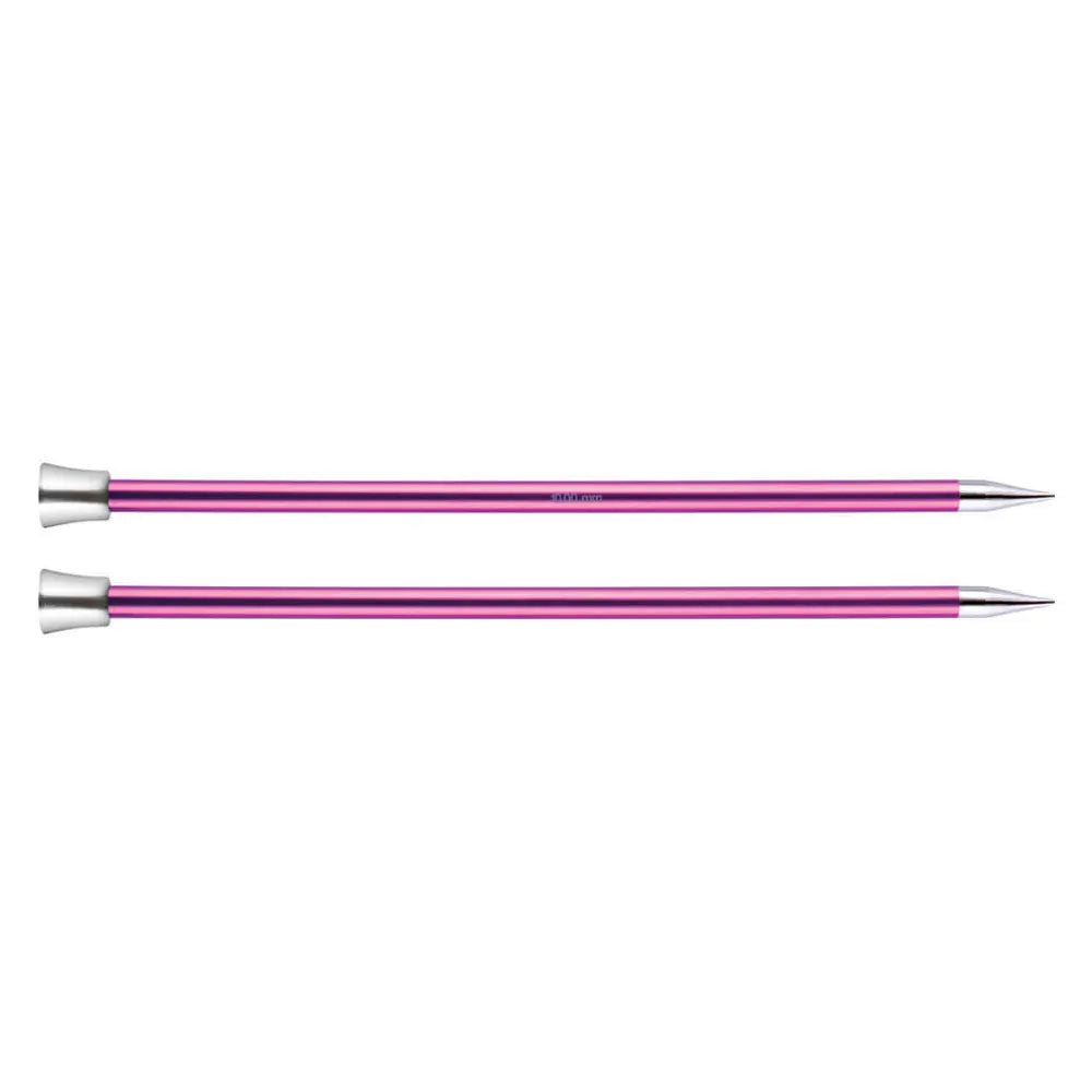Aiguilles à tricoter droites KnitPro Zing 40cm