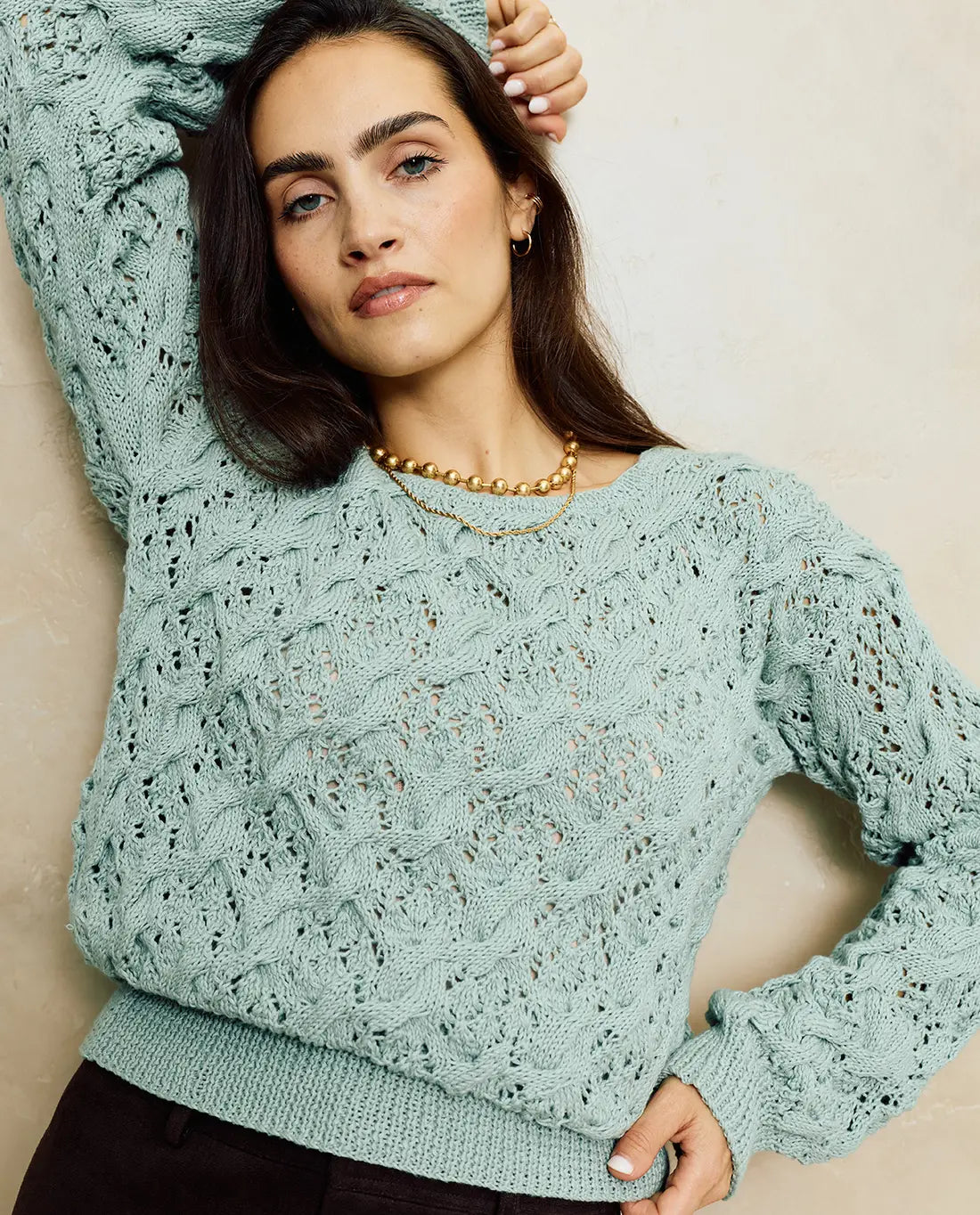 MODÈLE PULL FEMME BÉLAIMÉE