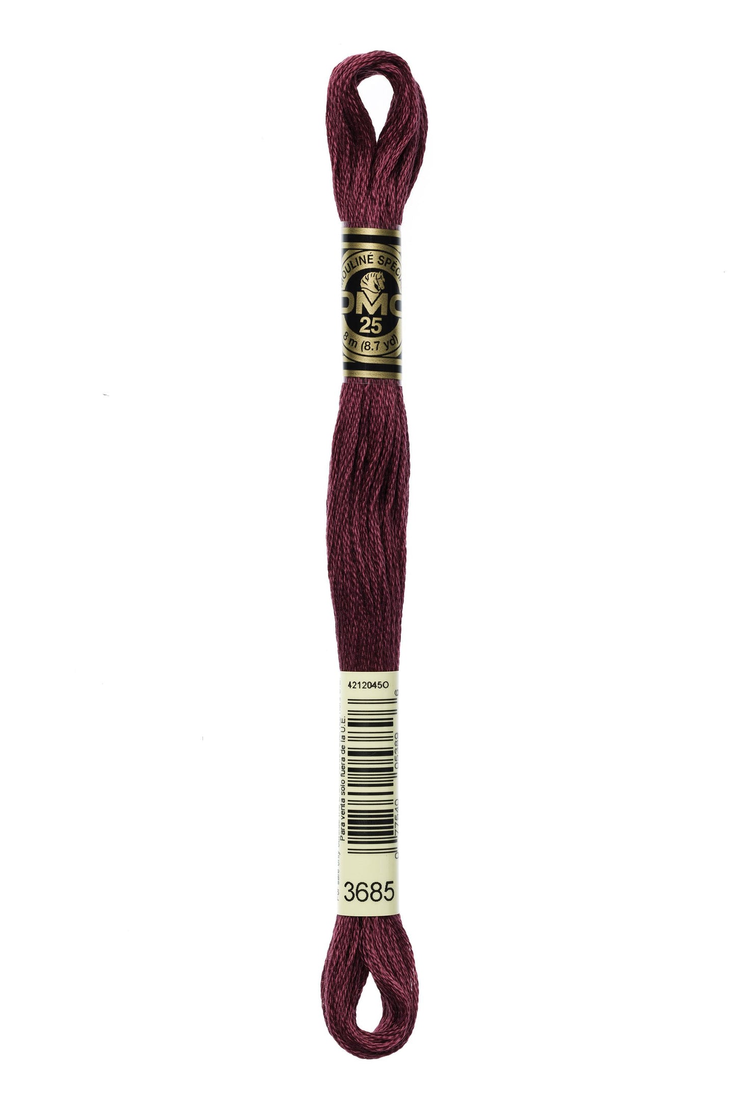 Fil à broder Mouliné Gold Concept 8M - 3600 à 3700