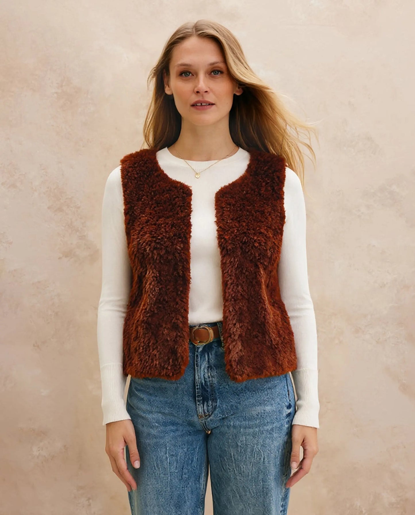 MODÈLE VESTE SANS MANCHES FEMME BOBBY