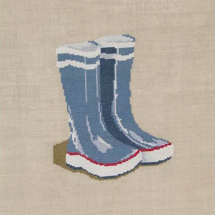 Kit déco au point de croix compté – 18 × 40 cm