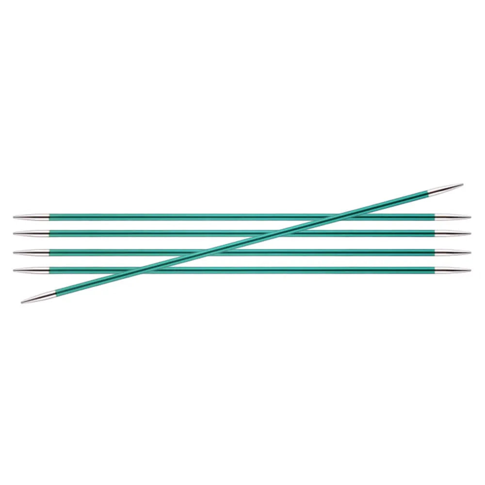 Aiguilles double pointe KnitPro Zing 15 cm