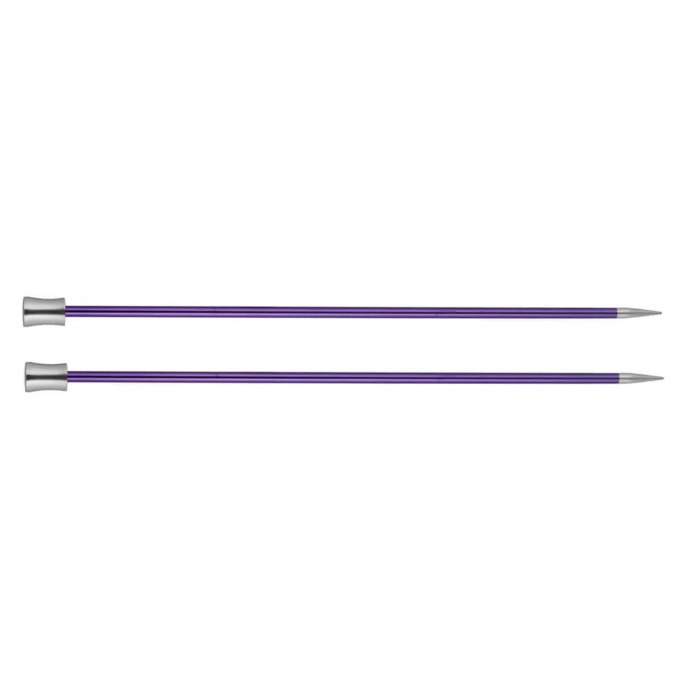 Aiguilles à tricoter droites KnitPro Zing 40cm