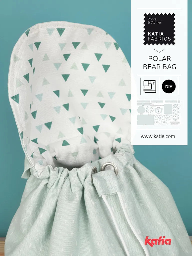Panneau Canvas Katia Polar Bear Bag