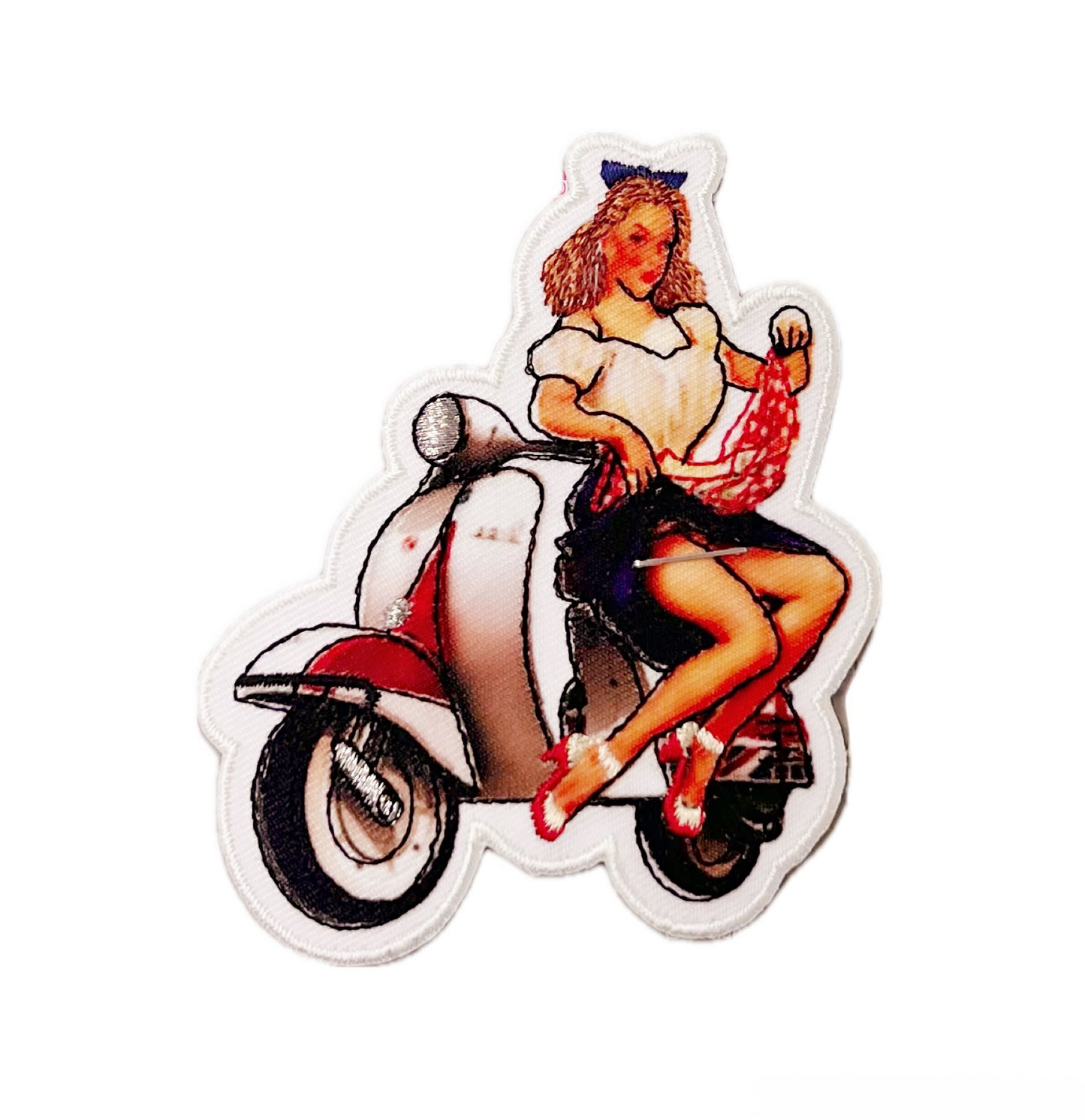 Écusson Thermocollant Pin-Up Vintage