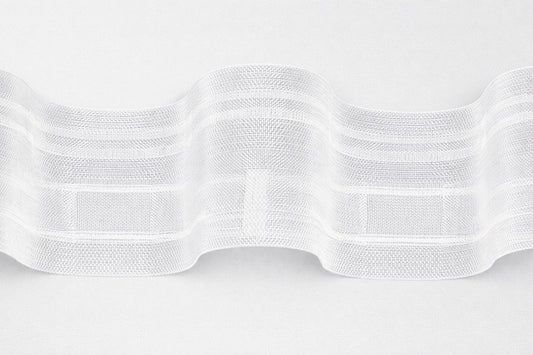 Ruflette / Ruban Fronceur transparente pour rideaux