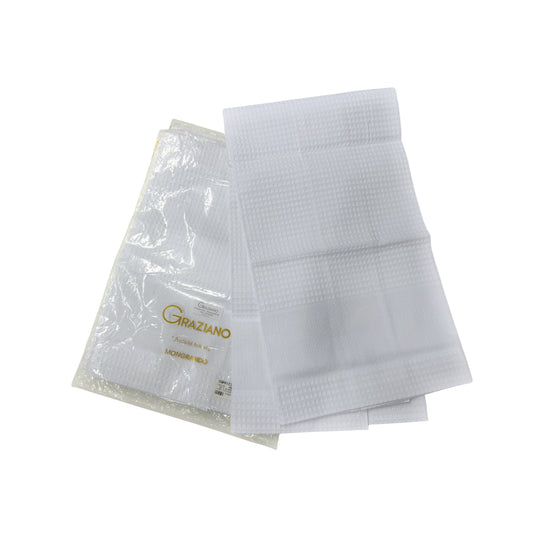 Graziano Mongrando – Serviette à broder 60 × 110 cm – Blanc