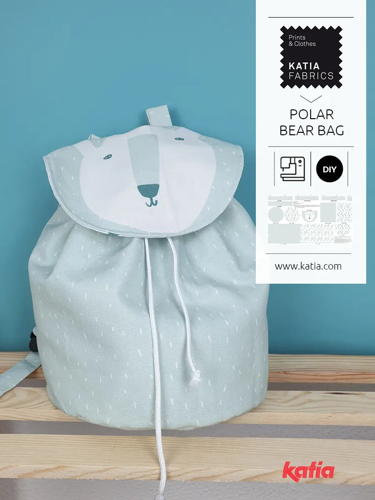 Panneau Canvas Katia Polar Bear Bag