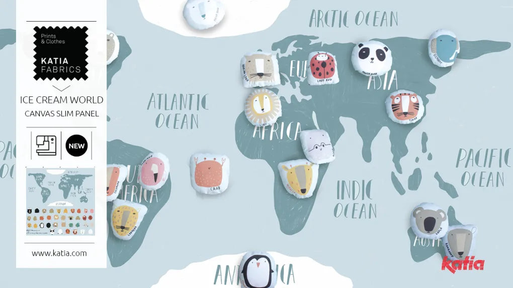Panneau Canvas Katia Ice Cream World - Prix Réduit