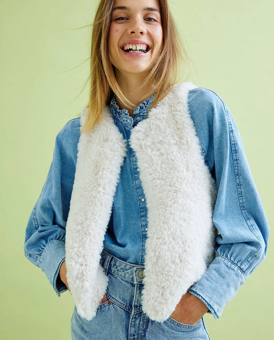 MODÈLE VESTE SANS MANCHES FEMME BOBBY