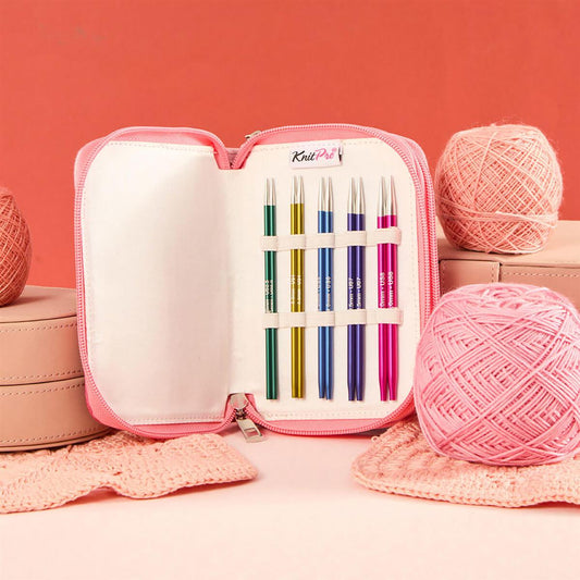 KnitPro Zing – Set Starter d’aiguilles circulaires interchangeables