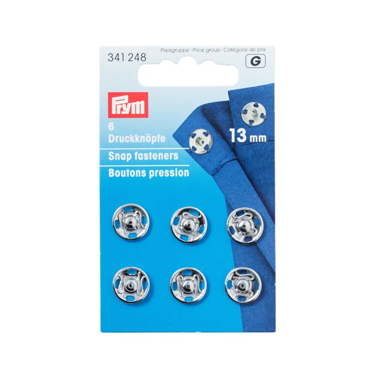 Boutons pression à coudre