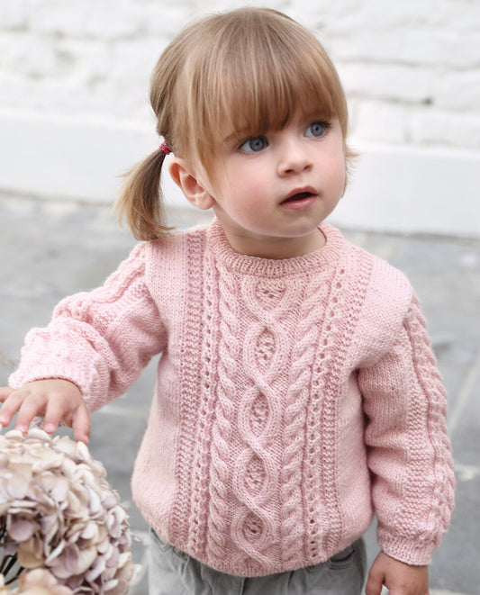 Modèle Pull Fille Isalys