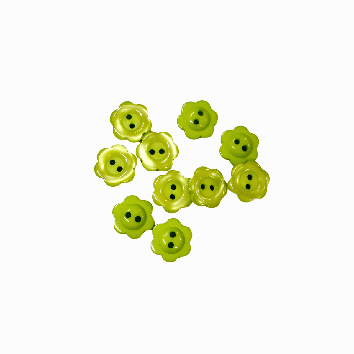 Bouton fleur 2 trous - 15mm