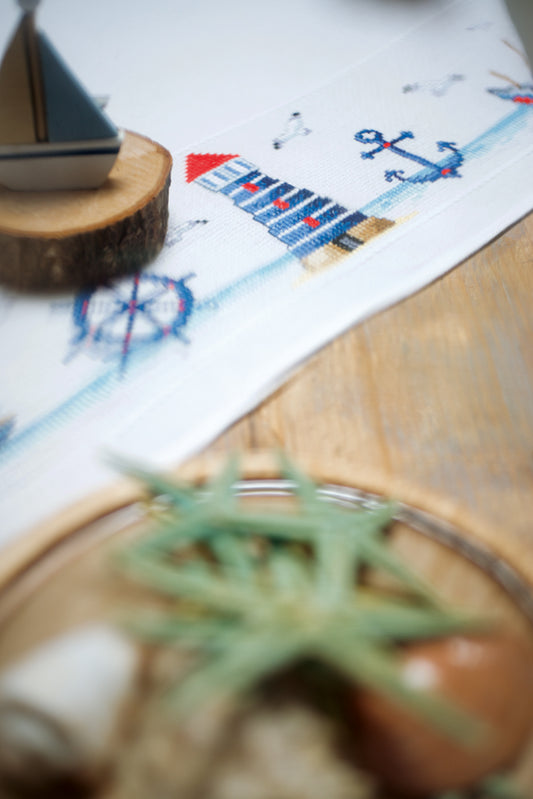 Kit nappe Aïda – point compté avec diagramme