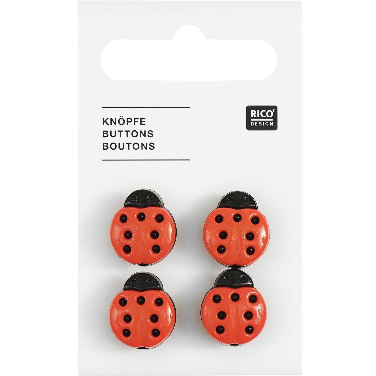 Bouton coccinelle