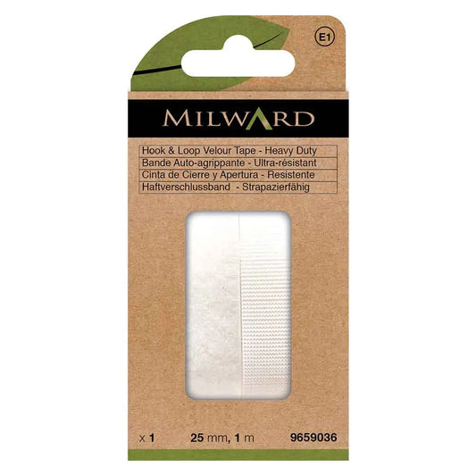 Ruban auto-agrippant adhésif Velcro extra-fort Milward – 25 mm