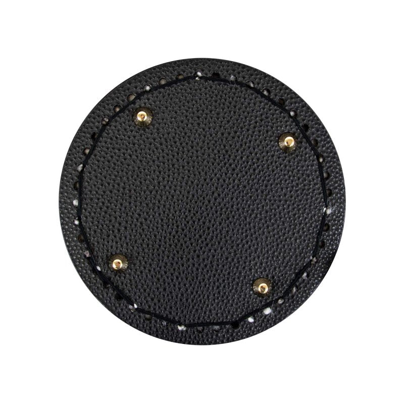 Base ronde en similicuir pour sac