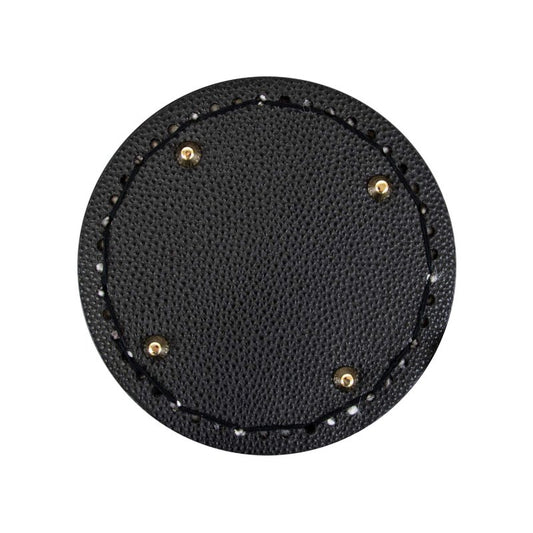 Base ronde en similicuir pour sac