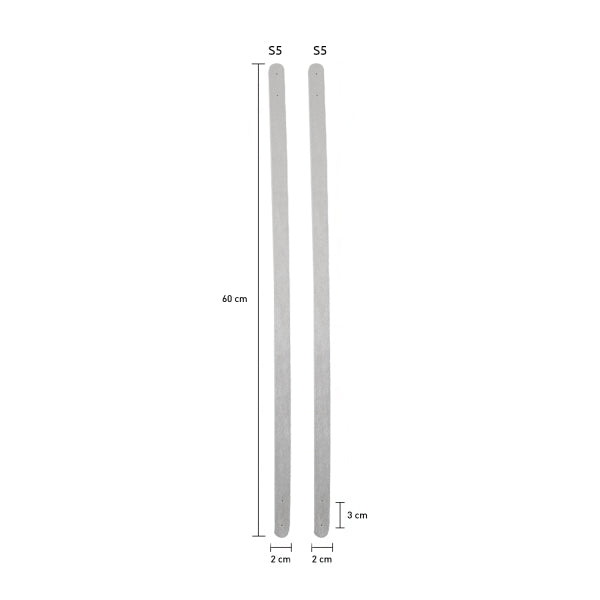Anses de sac en similicuir 60 cm
