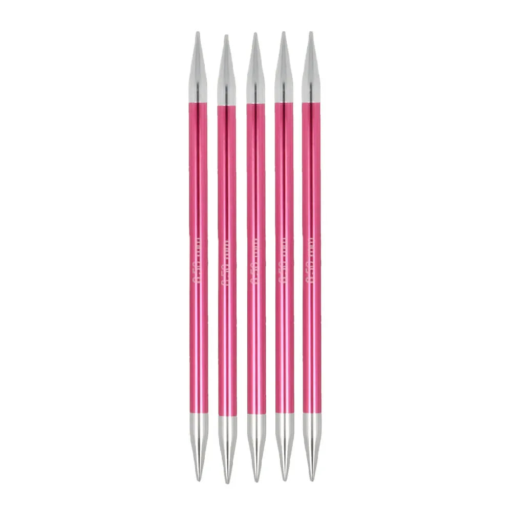 Aiguilles double pointe KnitPro Zing 15 cm