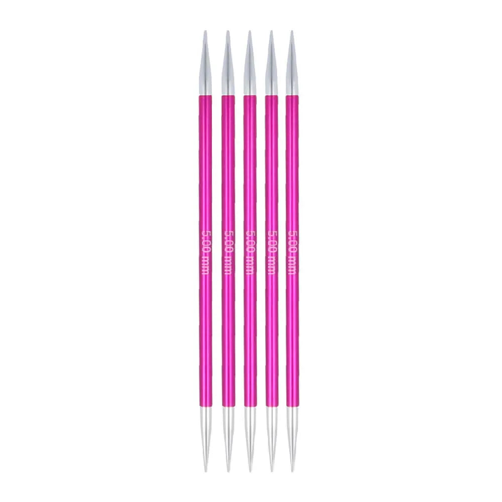 Aiguilles double pointe KnitPro Zing 15 cm